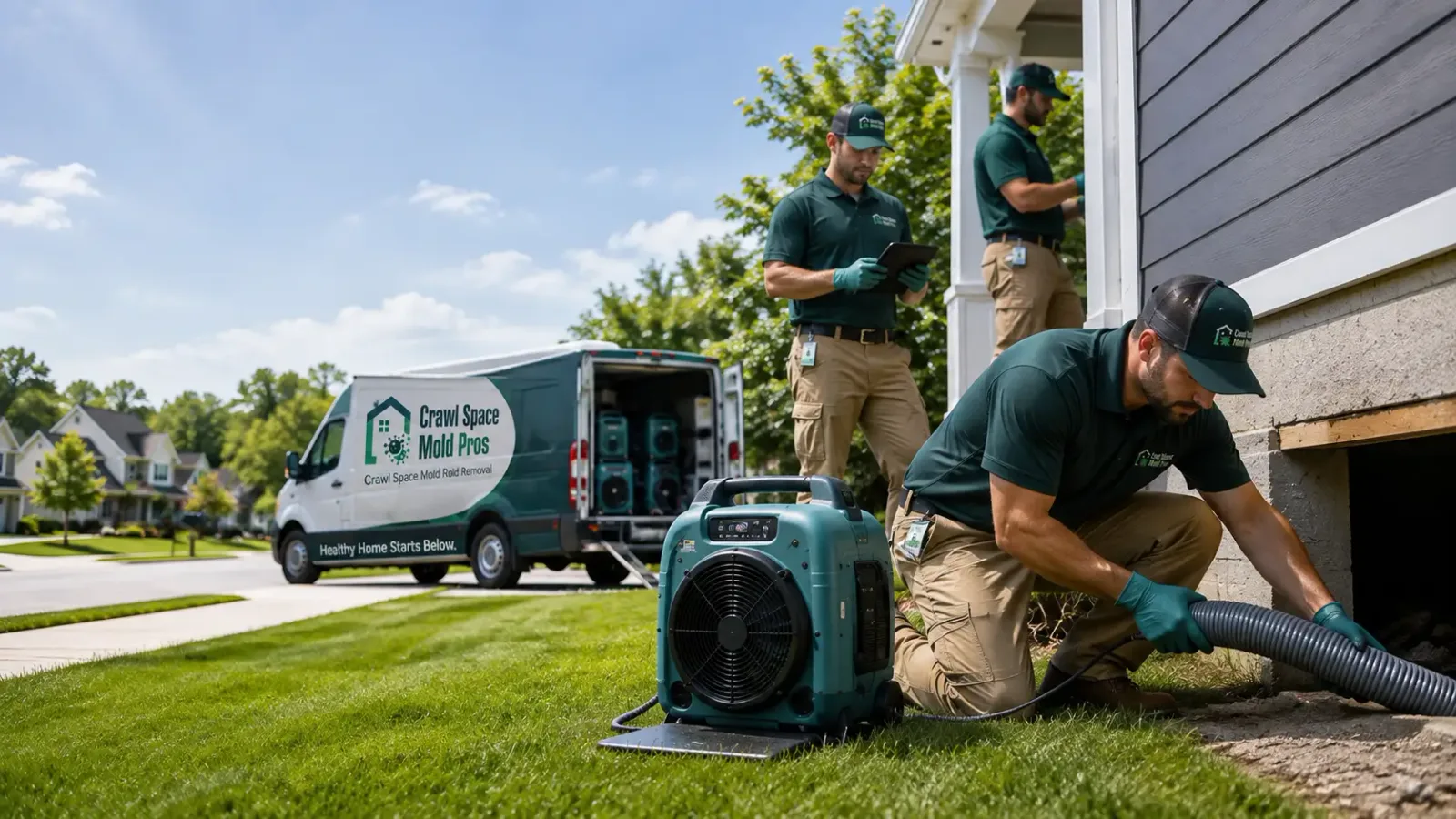 Crawl Space Mold Removal in Dewey, AZ